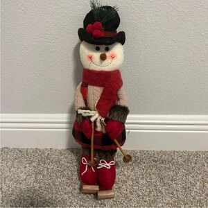 Christmas frosty snowman decoration